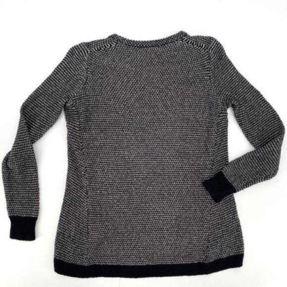 Madewell Riverside Lightweight Dot Weave Knit Round Hem XS Pullover Sweater - Picture 7 of 7